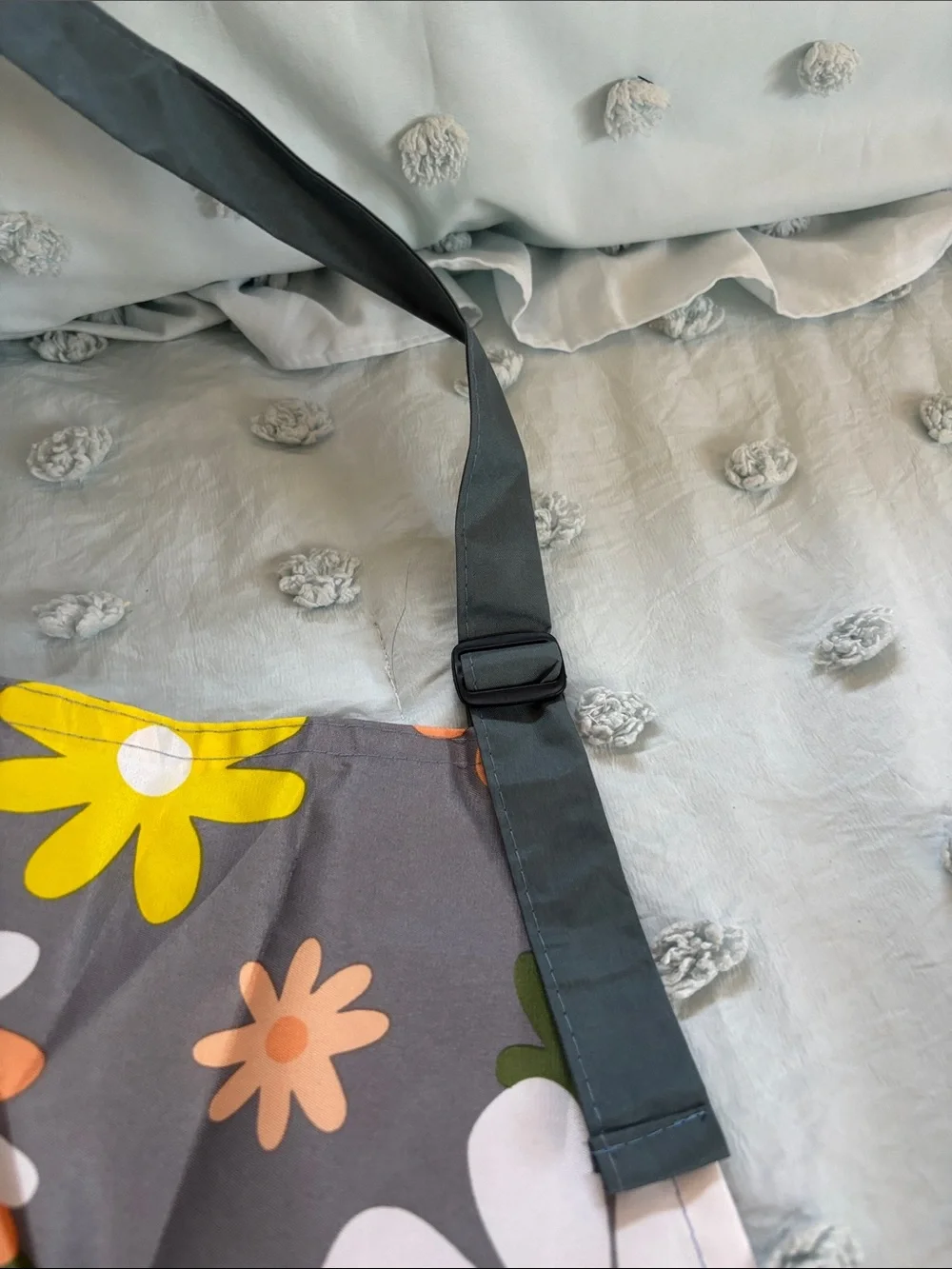 Everyday Sage Green Linen Apron with Adjustable Ties